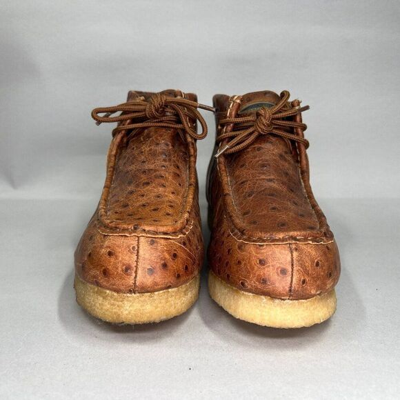 Roper Performance Men's Size 9 Brown Leather Gum Sole Chukka Boots - Picture 2 of 13